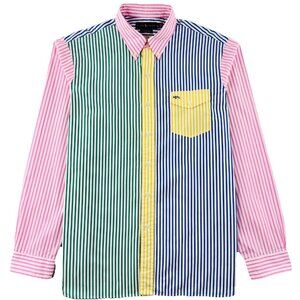 Polo Ralph Lauren Classic Fit Striped Poplin Fun Shirt Men’s XL Multi-Color
